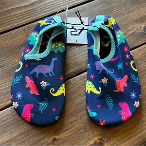 Adorable Dark Blue Dinosaur Boys Water Shoes - Perfect for Splashy Adventures